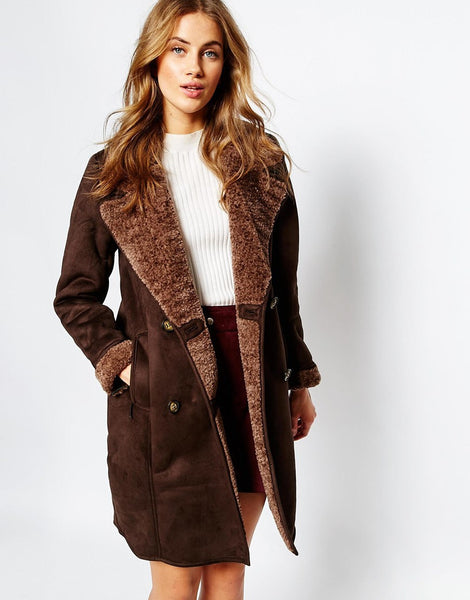 Vero Moda Belted Drape Coat